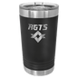 Polar Camel Black 16 oz. Pint with Slider Lid (Sold by Case of 24)