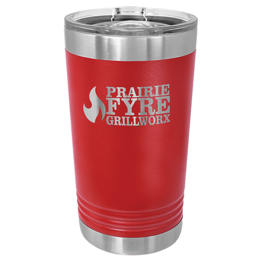 Polar Camel Red 16 oz. Pint with Slider Lid (Sold by Case of 24)