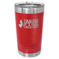 Polar Camel Red 16 oz. Pint with Slider Lid (Sold by Case of 24)
