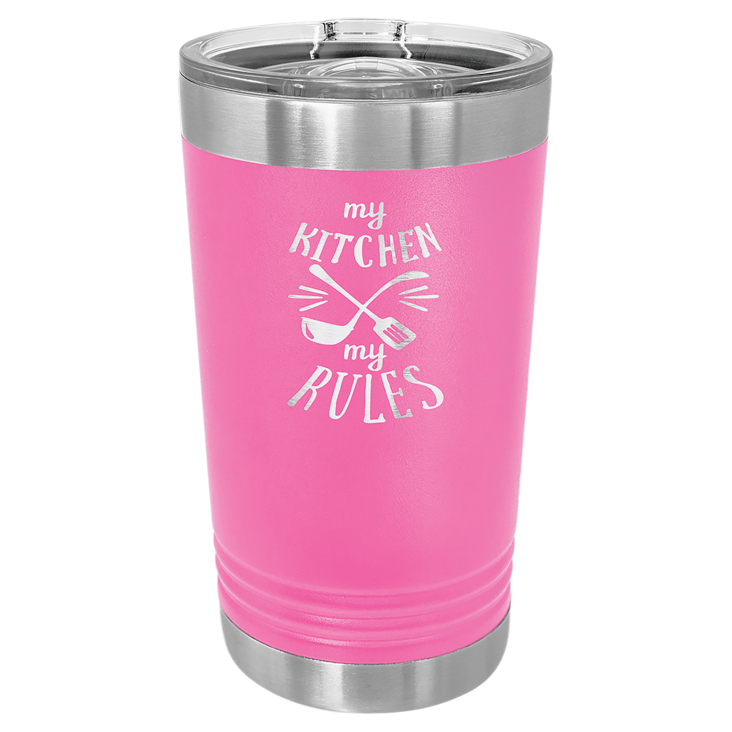 Polar Camel Pink 16 oz. Pint with Slider Lid                               the (Sold by Case of 24)