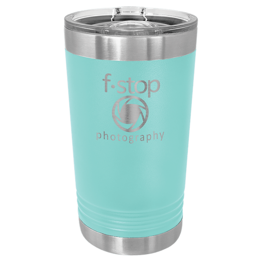 Polar Camel Teal 16 oz. Pint with Slider Lid (Sold by Case of 24)