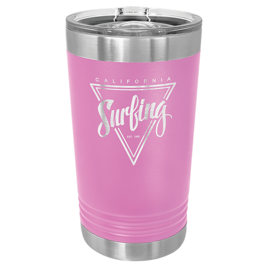 Polar Camel Light Purple 16 oz. Pint with Slider Lid (Sold by Case of 24)