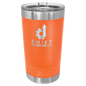 Polar Camel Orange 16 oz. Pint with Slider Lid (Sold by Case of 24)