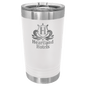 Polar Camel White 16 oz. Pint with Slider Lid (Sold by Case of 24)