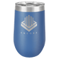 Polar Camel 16 oz. Royal Blue Vacuum Insulated Stemless Tumbler with Lid (Sold by Case of 24)