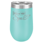 Polar Camel 16 oz. Teal Vacuum Insulated Stemless Tumbler with Lid (Sold by Case of 24)
