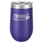 Polar Camel 16 oz. Purple Vacuum Insulated Stemless Tumbler with Lid (Sold by Case of 24)