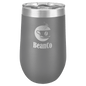 Polar Camel 16 oz. Dark Gray Vacuum Insulated Stemless Tumbler with Lid (Sold by Case of 24)