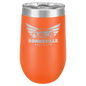Polar Camel 16 oz. Orange Vacuum Insulated Stemless Tumbler with Lid (Sold by Case of 24)
