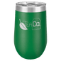 Polar Camel 16 oz. Green Vacuum Insulated Stemless Tumbler with Lid (Sold by Case of 24)