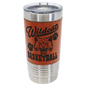 Polar Camel 20 oz. Basketball Tumbler with Slider Lid (Sold by Case of 24)