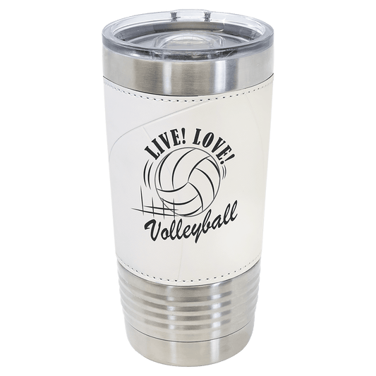 Polar Camel 20 oz. Volleyball Tumbler with Slider Lid (Sold by Case of 24)