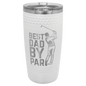 Polar Camel 20 oz. White Golf Tumbler with Dimples and Slider Lid (Sold by Case of 24)