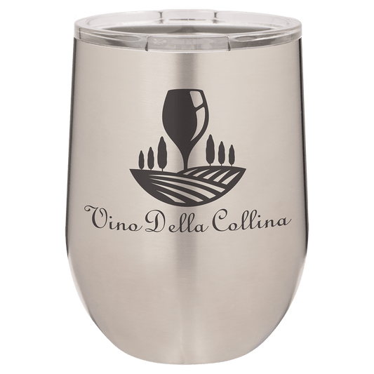 Polar Camel 12 oz. Stainless Steel Vacuum Insulated Stemless Wine Tumbler with Lid (Sold by Case of 24)