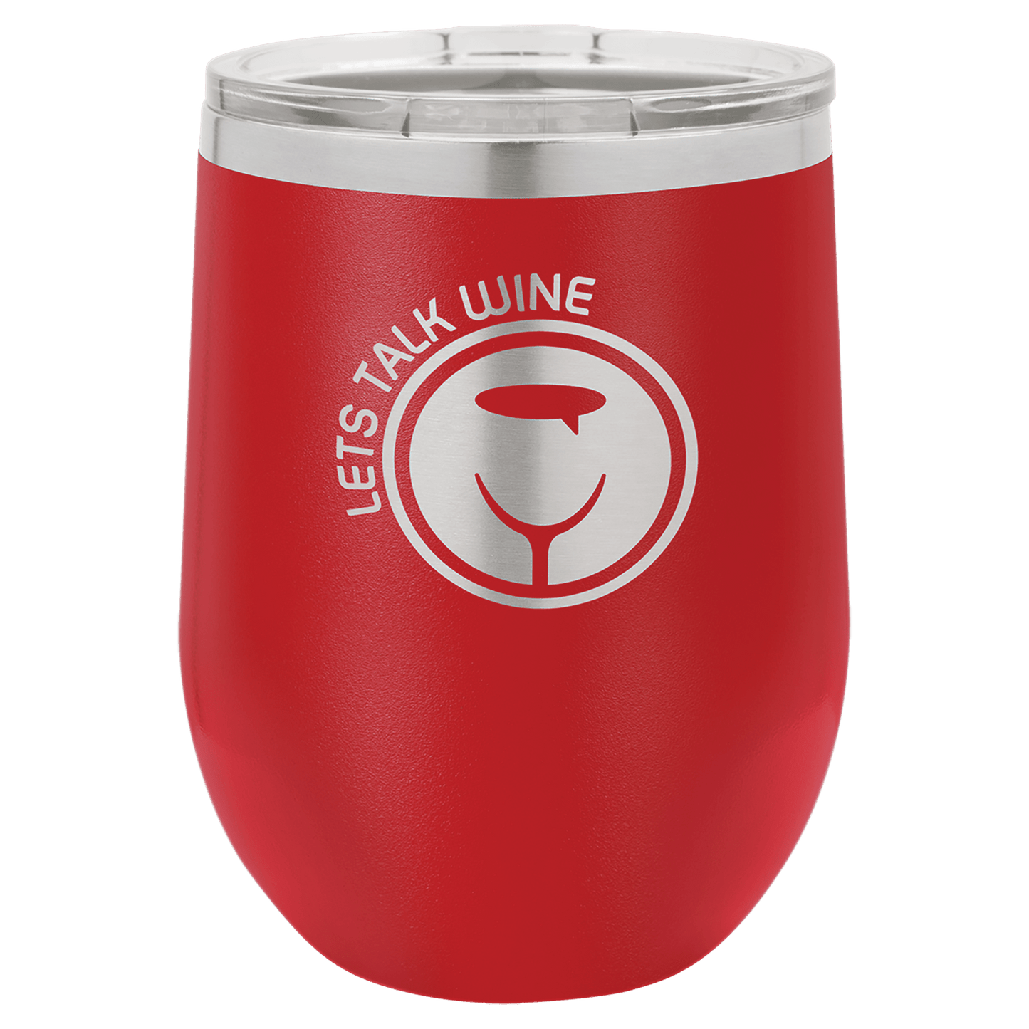 Polar Camel 12 oz. Red Vacuum Insulated Stemless Tumbler with Lid (Sold by Case of 24)