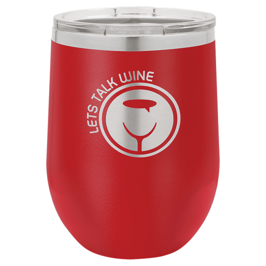 Polar Camel 12 oz. Red Vacuum Insulated Stemless Tumbler with Lid (Sold by Case of 24)