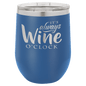 Polar Camel 12 oz. Royal Blue Vacuum Insulated Stemless Wine Tumbler with Lid (Sold by Case of 24)