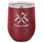 Polar Camel 12 oz. Maroon Vacuum Insulated Stemless Wine Tumbler with Lid (Sold by Case of 24)