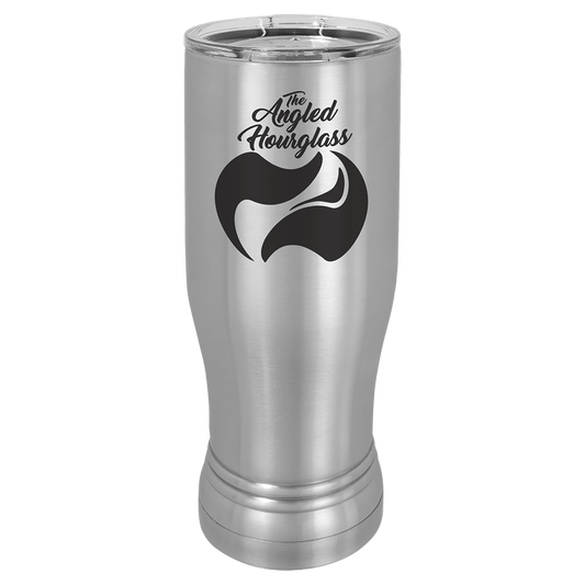 Stainless Steel 14 oz. Polar Camel Pilsner w/Clear Lid (Sold by Case of 24)
