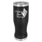 Black 14 oz. Polar Camel Pilsner with Clear Lid (Sold Individually - Limited Quantities)