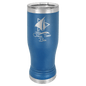 Royal Blue 14 oz. Polar Camel Pilsner with Clear Lid (Sold by Case of 24)