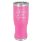 Pink 14 oz. Polar Camel Pilsner with Clear Lid (Sold by Case of 24)
