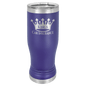 Purple 14 oz. Polar Camel Pilsner with Clear Lid (Sold by Case of 24)