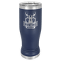 Polar Camel Navy Blue 14 oz. Pilsner with Clear Lid (Sold by Case of 24)