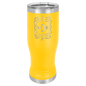 Yellow 14 oz. Polar Camel Pilsner with Clear Lid (Sold by Case of 24)
