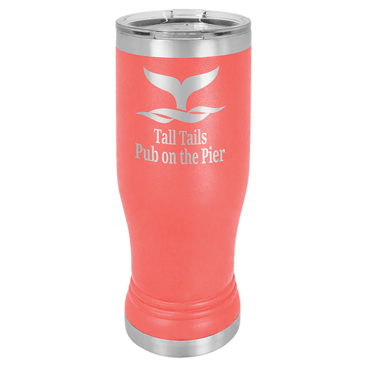 Coral 14 oz. Polar Camel Pilsner with Clear Lid (Sold by Case of 24)