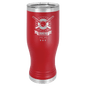 Polar Camel Red 20 oz. Pilsner with Clear Lid (Sold by Case of 24)