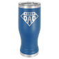 Polar Camel Royal Blue 20 oz. Pilsner with Clear Lid (Sold by Case of 24)
