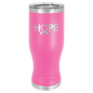 Polar Camel Pink 20 oz. Pilsner with Clear Lid (Sold by Case of 24)
