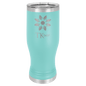 Polar Camel Teal 20 oz. Pilsner with Clear Lid (Sold by Case of 24)
