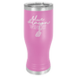 Polar Camel Light Purple 20 oz. Pilsner with Clear Lid (Sold by Case of 24)