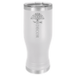 Polar Camel White 20 oz. Pilsner with Clear Lid (Sold by Case of 24)