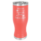 Polar Camel Coral 20 oz. Polar Camel Pilsner with Clear Lid (Sold by Case of 24)