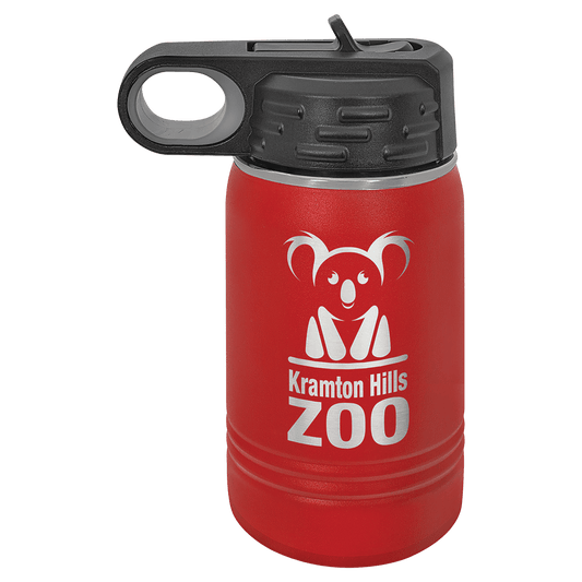 Polar Camel 12 oz. Red  Water Bottle (Sold by Case of 24)