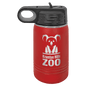 Polar Camel 12 oz. Red  Water Bottle (Sold by Case of 24)