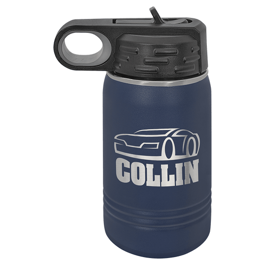 Polar Camel 12 oz. Navy Blue Water Bottle (Sold by Case of 24)