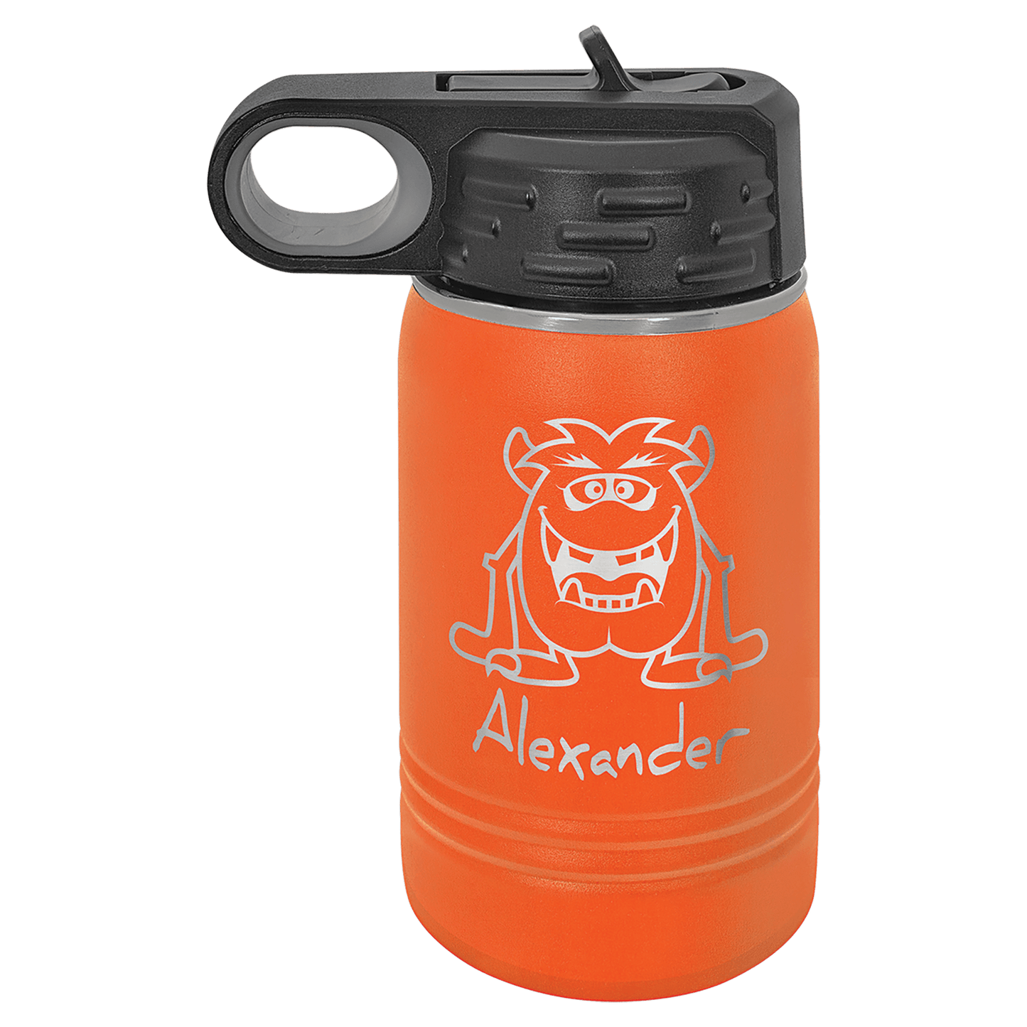 Polar Camel 12 oz. Orange Water Bottle (Sold by Case of 24)