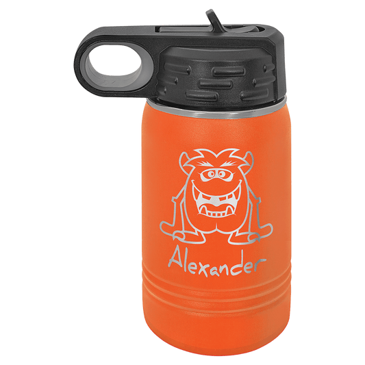 Polar Camel 12 oz. Orange Water Bottle (Sold by Case of 24)
