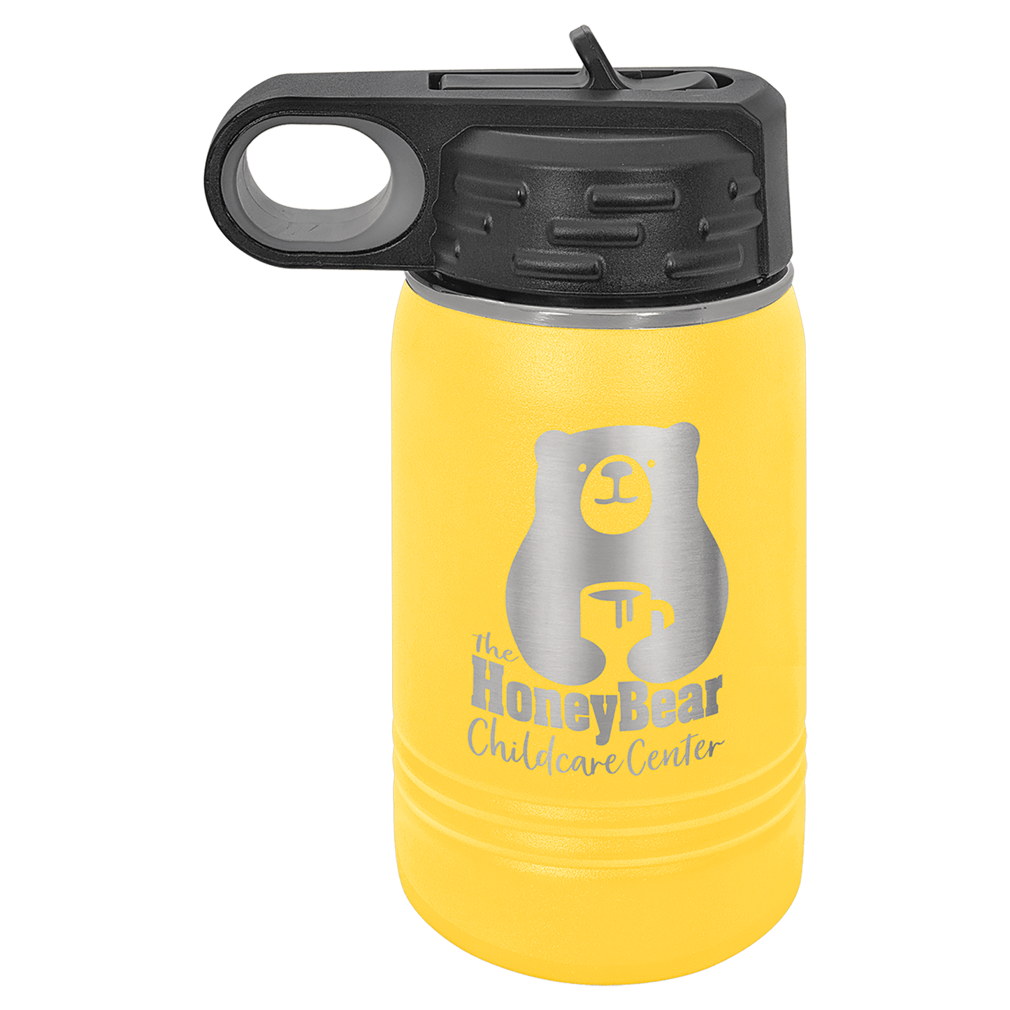 Polar Camel 12 oz. Yellow Water Bottle (Sold by Case of 24)