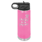 Polar Camel 20 oz. Pink Water Bottle (Sold by Case of 24)