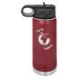 Polar Camel 20 oz. Maroon Water Bottle (Sold by Case of 24)