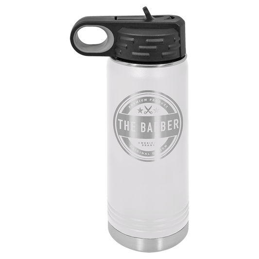Polar Camel 20 oz. White Water Bottle (Sold by Case of 24)