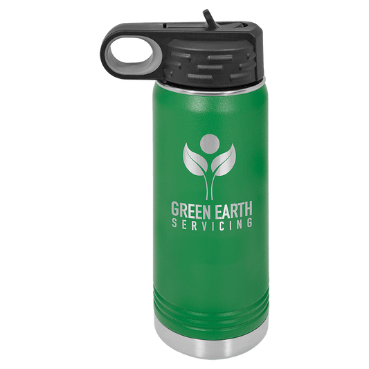 Polar Camel 20 oz. Green Water Bottle (Sold by Case of 24)