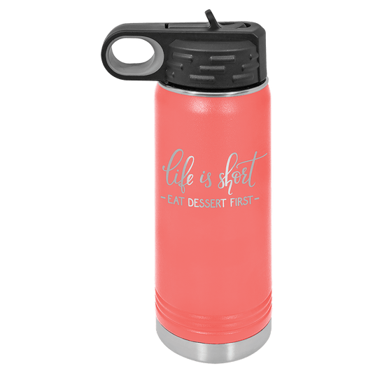 Polar Camel 20 oz. Coral Water Bottle (Sold by Case of 24)