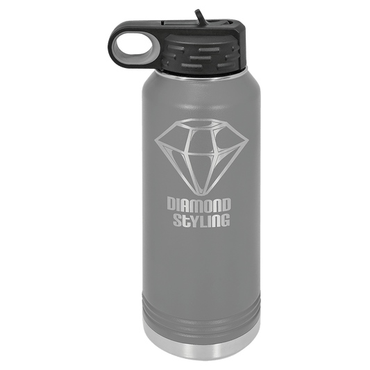 Polar Camel 32 oz. Dark Gray Water Bottle (Sold by Case of 12)