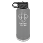 Polar Camel 32 oz. Dark Gray Water Bottle (Sold by Case of 12)